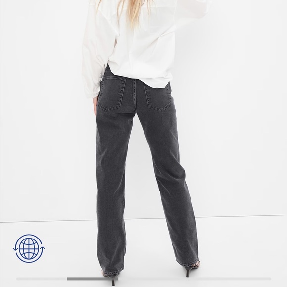 GAP π MID RISE ORGANIC COTTON 90s LOOSE JEANS - Picture 2 of 8